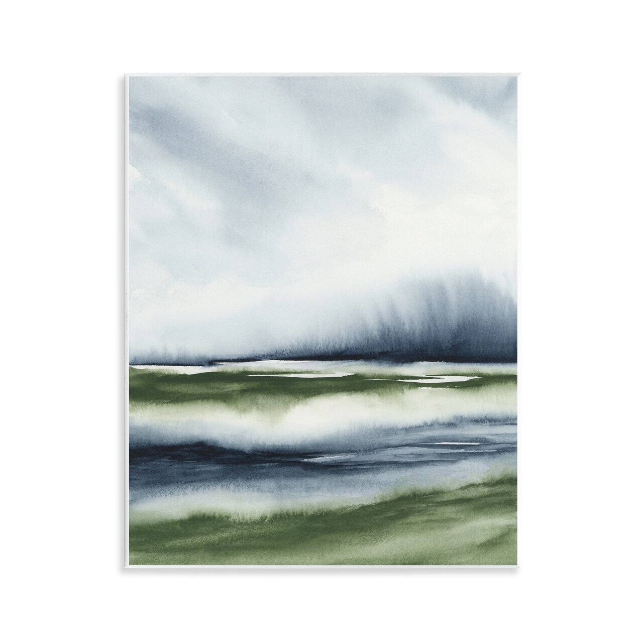 Stupell Industries Sage Shadows Landscape Wall Plaque, design by 1x